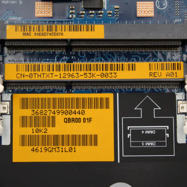 Dell Alien-ware M17x R4 LA-8341P CN-0THTXT Motherboard