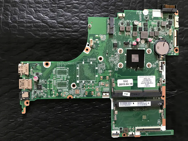 HP 809337-001 809337-501 809337-601 DA0X22MB6D0 Motherboard