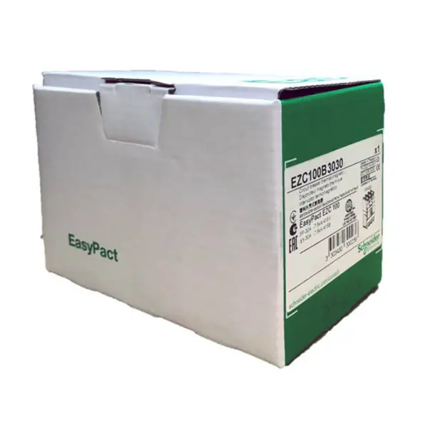 3 pole moulded case circuit breaker Easypact EZC100B 3P30A