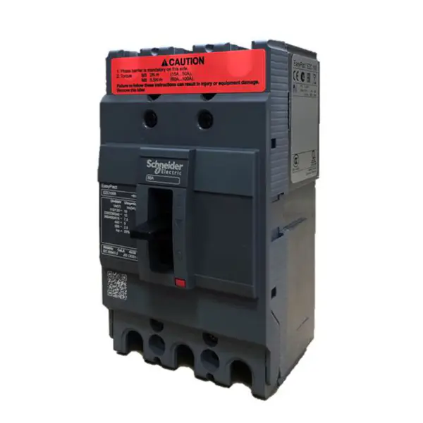 3 pole moulded case circuit breaker Easypact EZC100B 3P50A