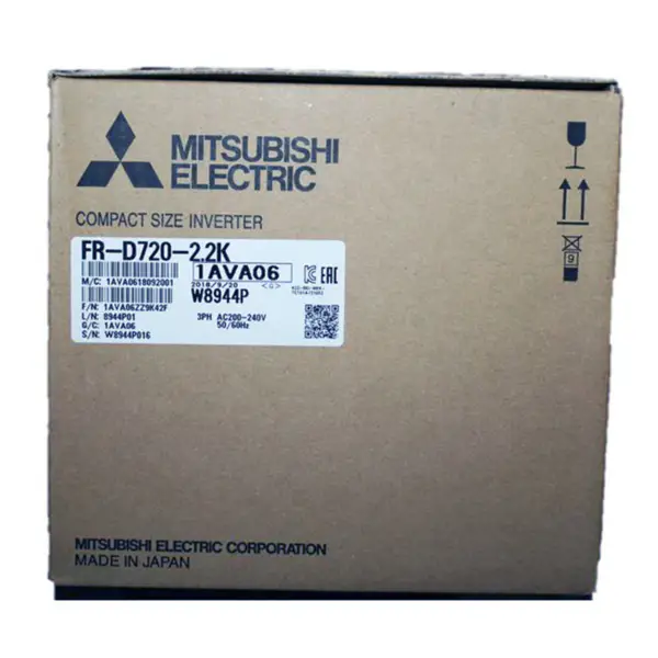made in Japan Mitsubishi FR-D720-100-NA FR-D700 Series VFD