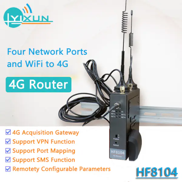 4G Router RS485 to 4G Network Port Connect 4G Single Network Port Serial Server DTU converter HF Elfin-EG46 DTU server
