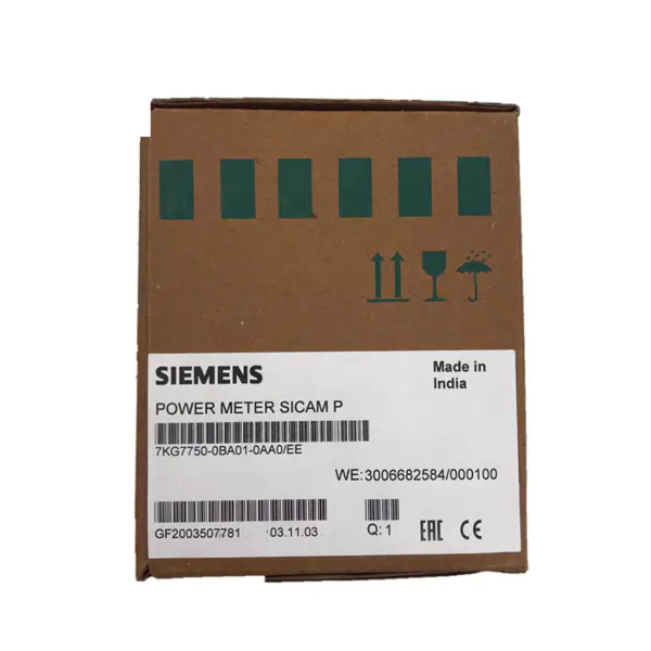 7KG7750-0BA01-0AA0 Siemens Power Meter SICAM P50 direct-display control panel with graphic display