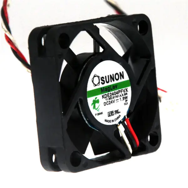 Original New Sunon KDE2404PFV2 4010 40*40*10mm 24VDC 1.4W 5800RPM 2 Pin Axial Mini Cooling Fan for CPU Inverter