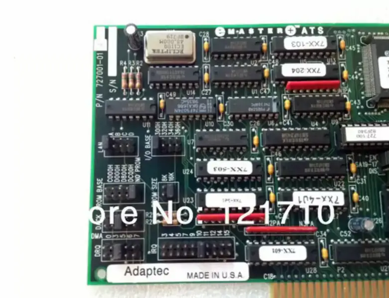 Adaptec board Adaptec EMASTER ATS ISA interface Network controller 727001-0104 industrial motherboard