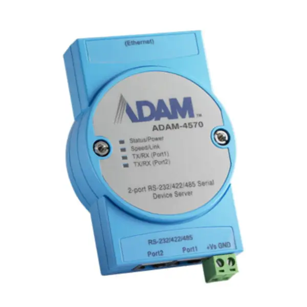 Advantech 2-port RS-232/422/485 Serial Device Server ADAM-4570-CE