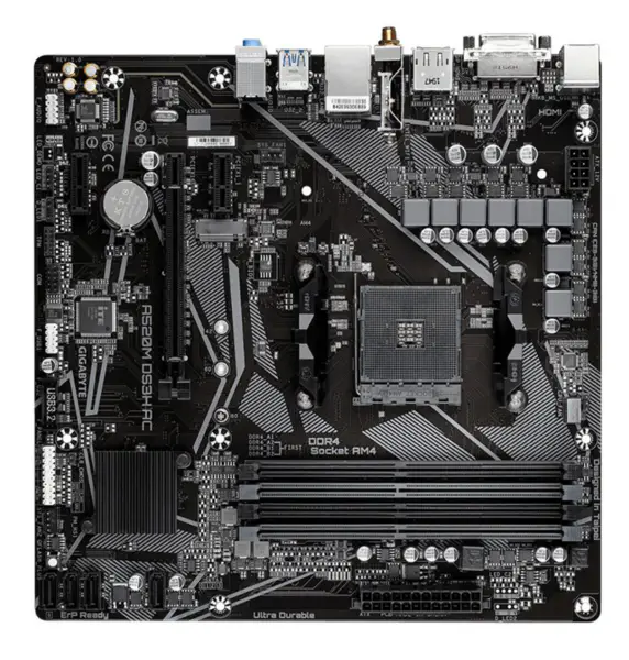 GIGABYTE GA A520M DS3H AC motherboard Socket AM4