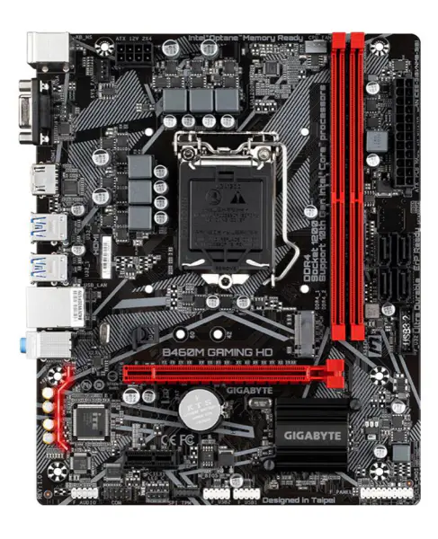 GIGABYTE GA B460M GAMING HD motherboard LGA 1200 For Intel B460 DDR4 64GB M.2