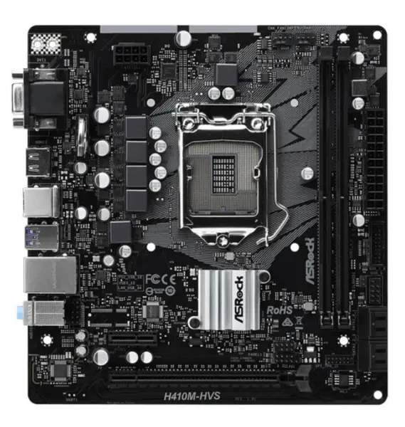 ASRock H410M-HVS motherboard LGA1200 DDR4