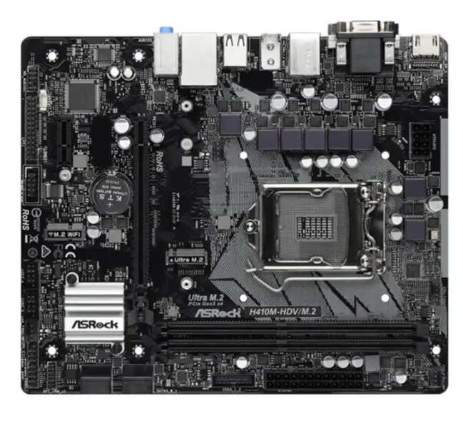 ASRock H410M-HDV/M.2 motherboard LGA1200 DDR4