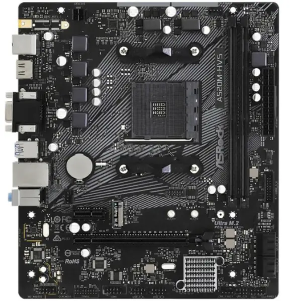 ASRock A520M-HVS motherboard Socket AM4 DDR4