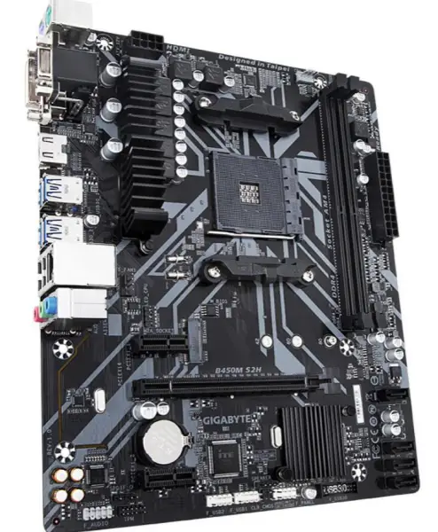 GIGABYTE B450M S2H motherboard socket AM4