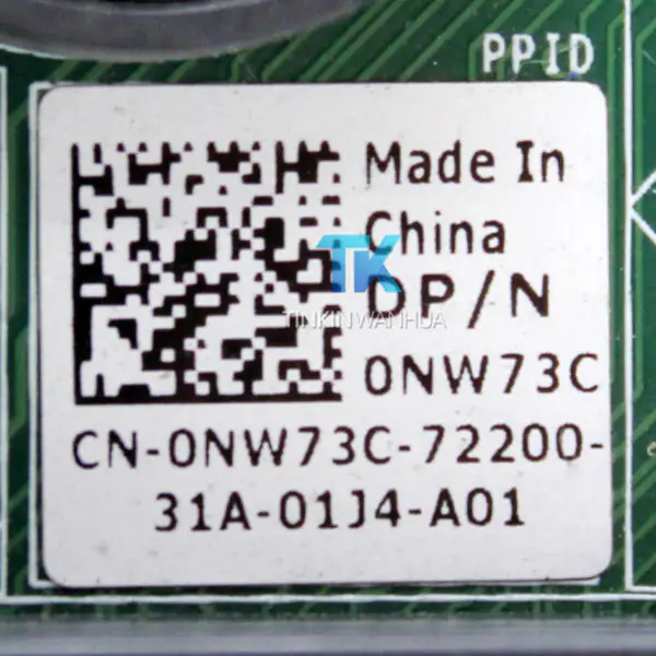 Dell NW73C motherboard