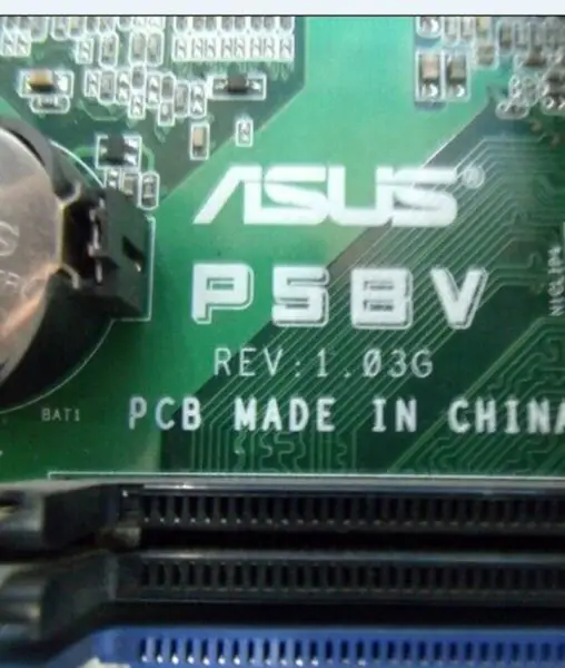 Asus P5BV motherboard