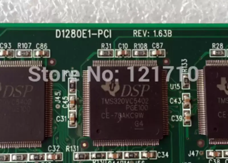 DONJIN Trunk voice card D1280E1-PCI REV 1.63B DONJIN-DN300 D320/D640 industrial motherboard