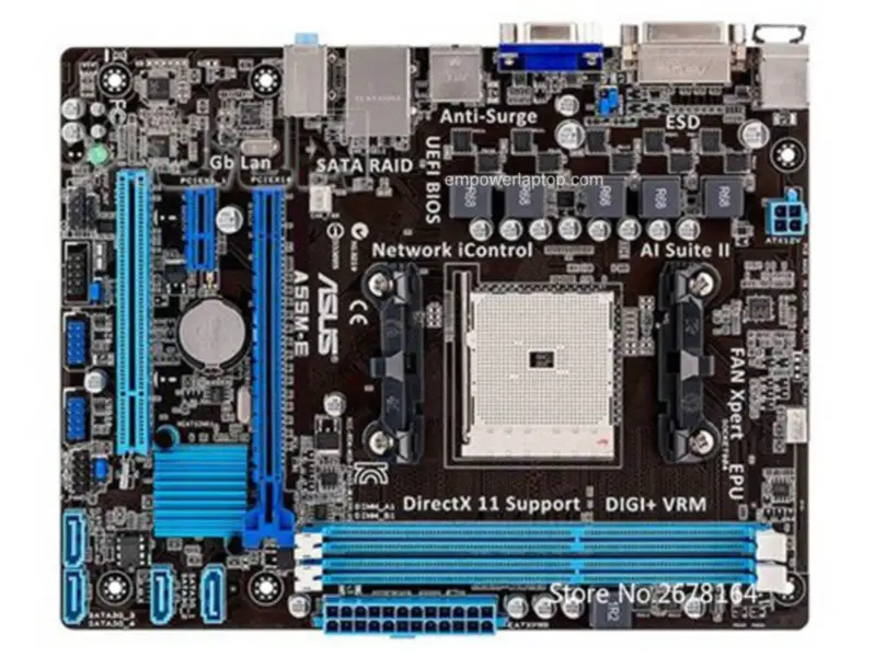 Asus A55M-E FM2 RAM A55 motherboard
