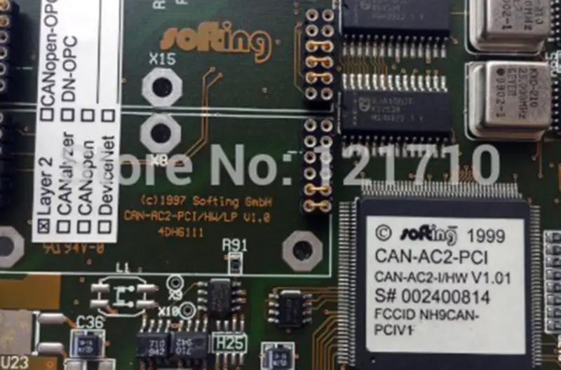 SOTING GMBH CAN-AC2-PCI/HW/LP V.10 4DH6111 CAN-AC2-I/HW V1.01 industrial motherboard