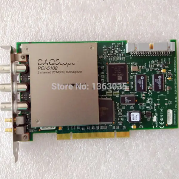 NI PCI-5102 2 channel 20 MSPS 8-bit digitizer for DAQScope