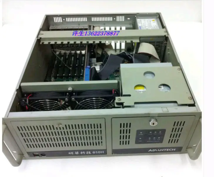 Advantech Industrial Motherboard IPC-610H 610L PCA-6006/6187/P4 2.8/1G/ 80G