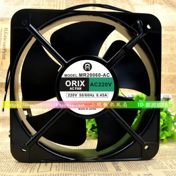 MR20060-AC MR22060-AC AC220V ORIX fan