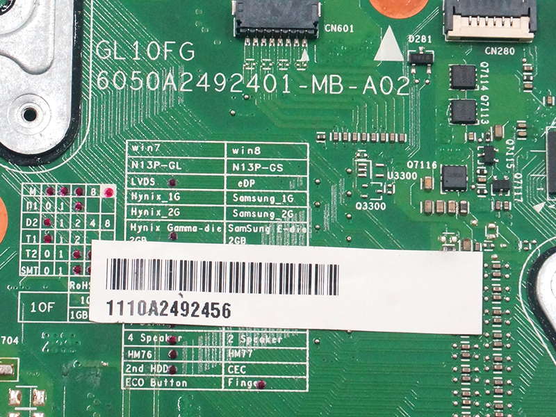 Toshiba satellite P875 GL10FG 6050A2492401 Motherboard