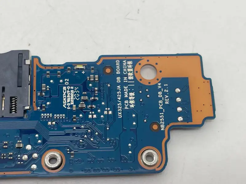 Asus ZenBook 13 14 UX325JA UX425JA UX425IA SD Card Board USB Interface Board 60NB0OY0-IO1020 60NB0RT0-IO1010