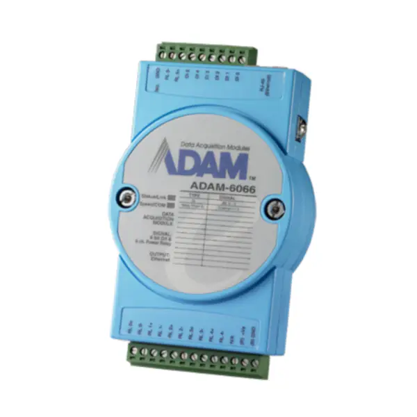 Advantech ADAM-6066-D 6-ch Digital Input and 6-ch Power Relay Modbus TCP Module