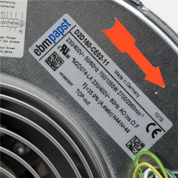 Ebmpapst D2D160-CE02-11 fan
