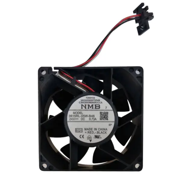 3AUA0000123670 NMB 3615RL-05W-B46 24VDC 0.73A ACS880 Inverter Cooling Fan with Original Plug