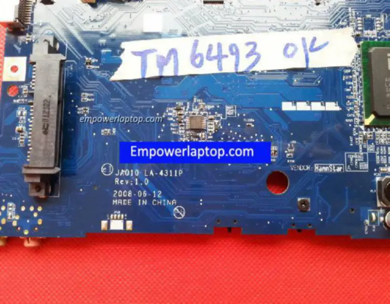 Acer TravelMate 6493 MBTQ702001 JAQ10 LA-4311P SOCKET PGA478 Motherboard