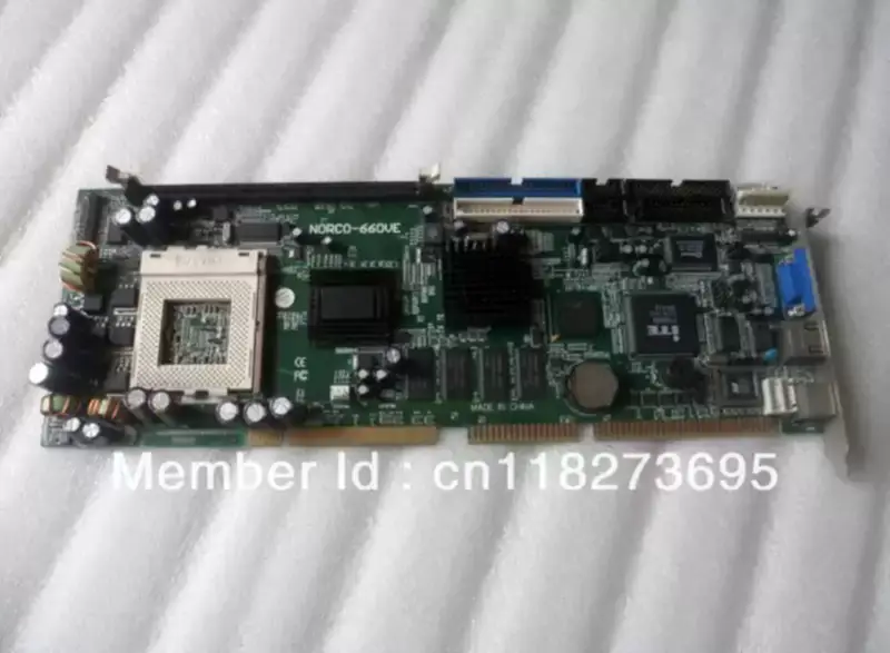 NORCO Industrial Mother board NORCO-660VE with network interface two months warranty industrial motherboard