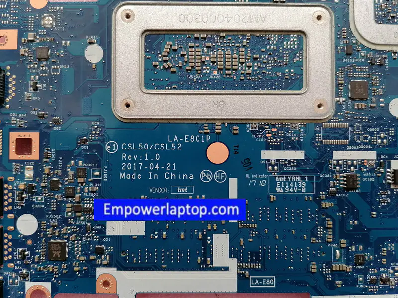 HP 15-BS CSL50/CSL52 LA-E801P 924759-001 924759-501 924759-601 i7-7500U CPU Motherboard