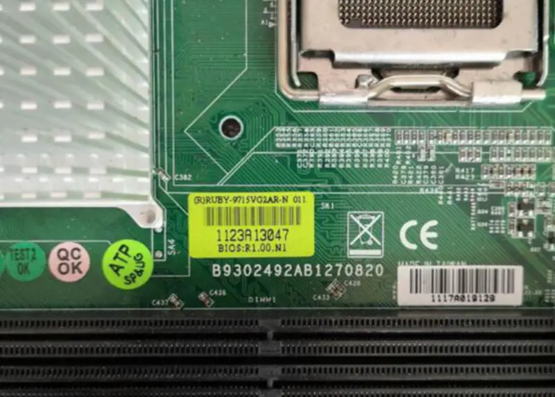RUBY-9715VG2AR-N industrial motherboard