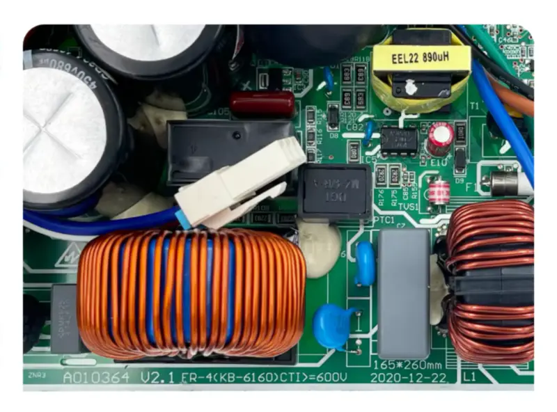 TCL Air Conditioner Outdoor Unit Control Board FR-4(KB-6160)CTI=600V A010364