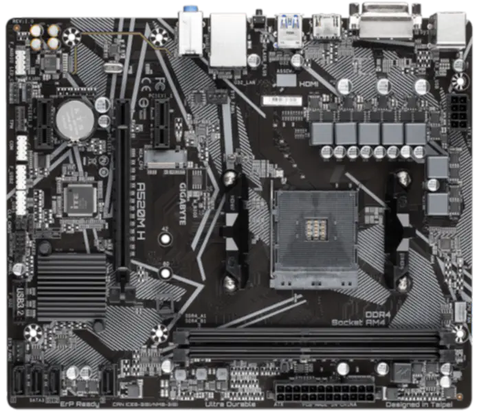Gigabyte A520M H Motherboard M-ATX A520 DDR4 64G