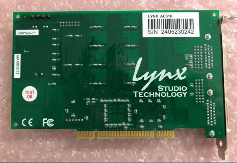 Lynx AES16 8-channel AES/EBU PCI Audio Interface A/D/A 192kHz /DAB/Streaming