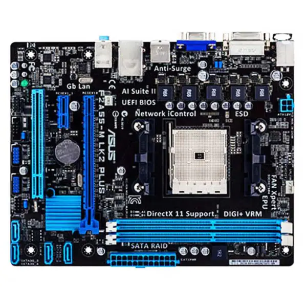 A55 Motherboard For Asus F2a55-m Lk Plus Fm2 Quad Core Motherboard