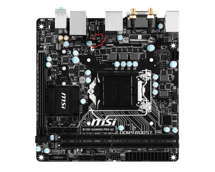 MSI B150I GAMING PRO AC Motherboard LGA1151 DDR4 32G Mini-ATX