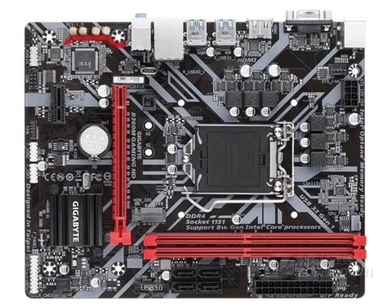 Gigabyte GA B360M GAMING HD Motherboard LGA1151 Intel B360 USB SATA PCI-E X16 3.0