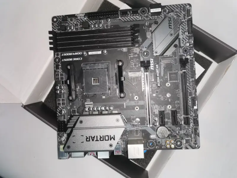 MSI B450M MORTAR Desktop Motherboard Socket AM4 DDR4 For AMD B450 B450M 64GB M.2 PCI-E 3.0