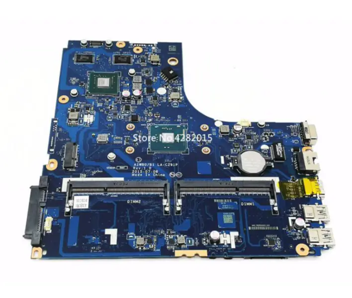 Lenovo B51-30 laptop motherboard FRU:5B20M14034 with SR2KL N3710U 2GB AIWB0/B1 LA-C291P