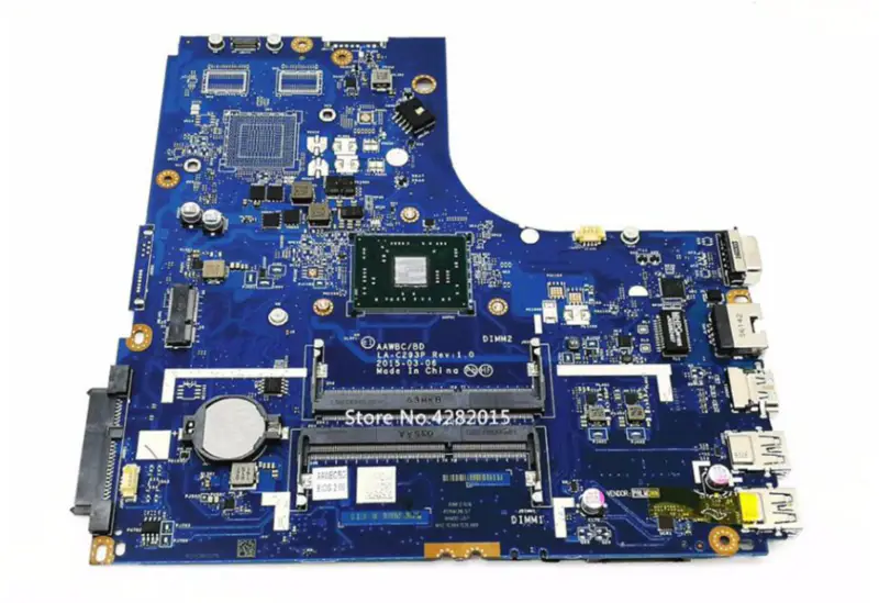 Lenovo B51-35 laptop motherboard AIWB0/B1 LA-C293P main board For AMD E1-7010 CPU FRU:5B20J22819