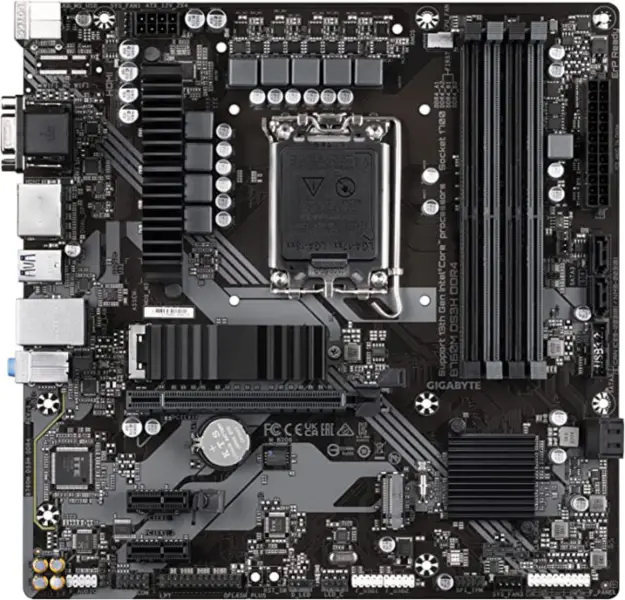 Gigabyte B760M DS3H DDR4 Motherboard