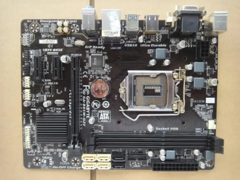 Gigabyte GA-B85M-D2V Motherboard LGA 1150 DDR3 16GB USB2.0 USB3.0 I3 I5 I7