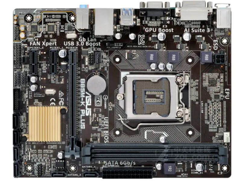 ASUS B85M-K PLUS Motherboard intel B85 Socket LGA 1150 i7 i5 i3 DDR3 6GB PCI-E 3.0 SATA III