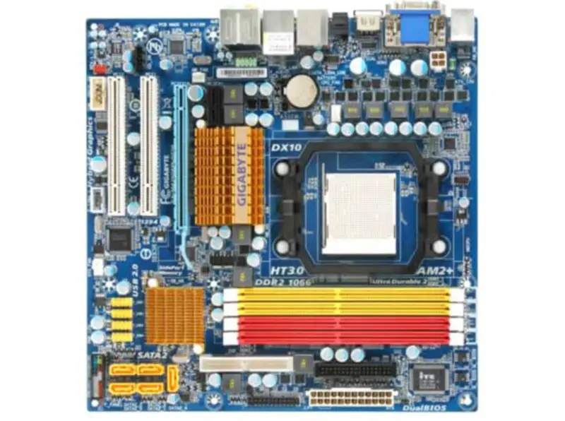 Gigabyte GA-MA78GPM-DS2H DDR2 SATA II Desktop Motherboard