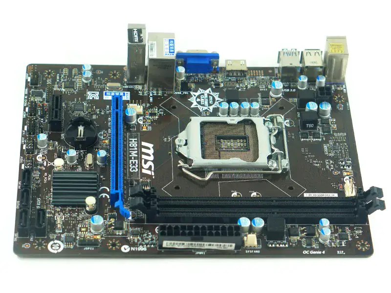 MSI H81M-E33 Motherboard LGA 1150 Intel H81 DDR3 Micro ATX