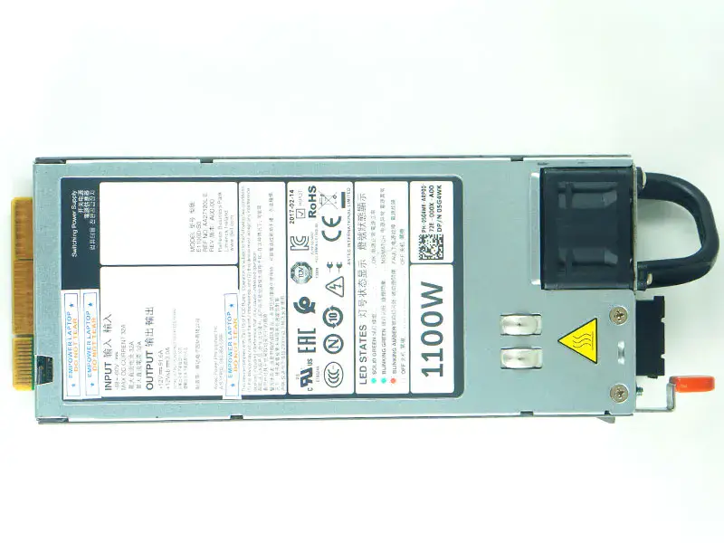 1100W DC Power Supply PSU For Dell R620 R630 R720 R730XD R520 NX3200 1100W 5G4WK Y1MGX E1100D-S0
