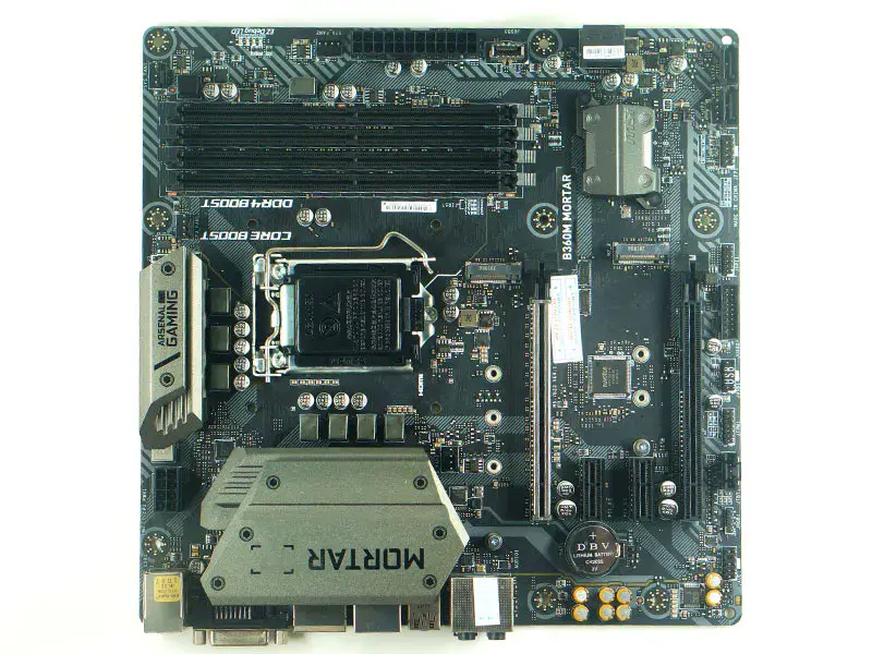 MSI B360M MORTAR Motherboard Micro-ATX For Intel B360 DDR4 M.2 USB3.1 Gen2 TYPEC 64G 1151 CPU