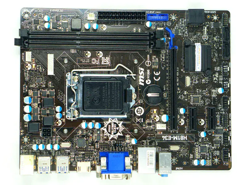 MSI H81M-E34 Motherboard LGA1150 DDR3